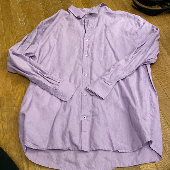 Men’s Long Sleeve Button Up - Picture 1 of 2